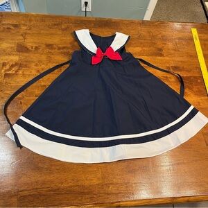 Googled navy red white sailor dress size 6x